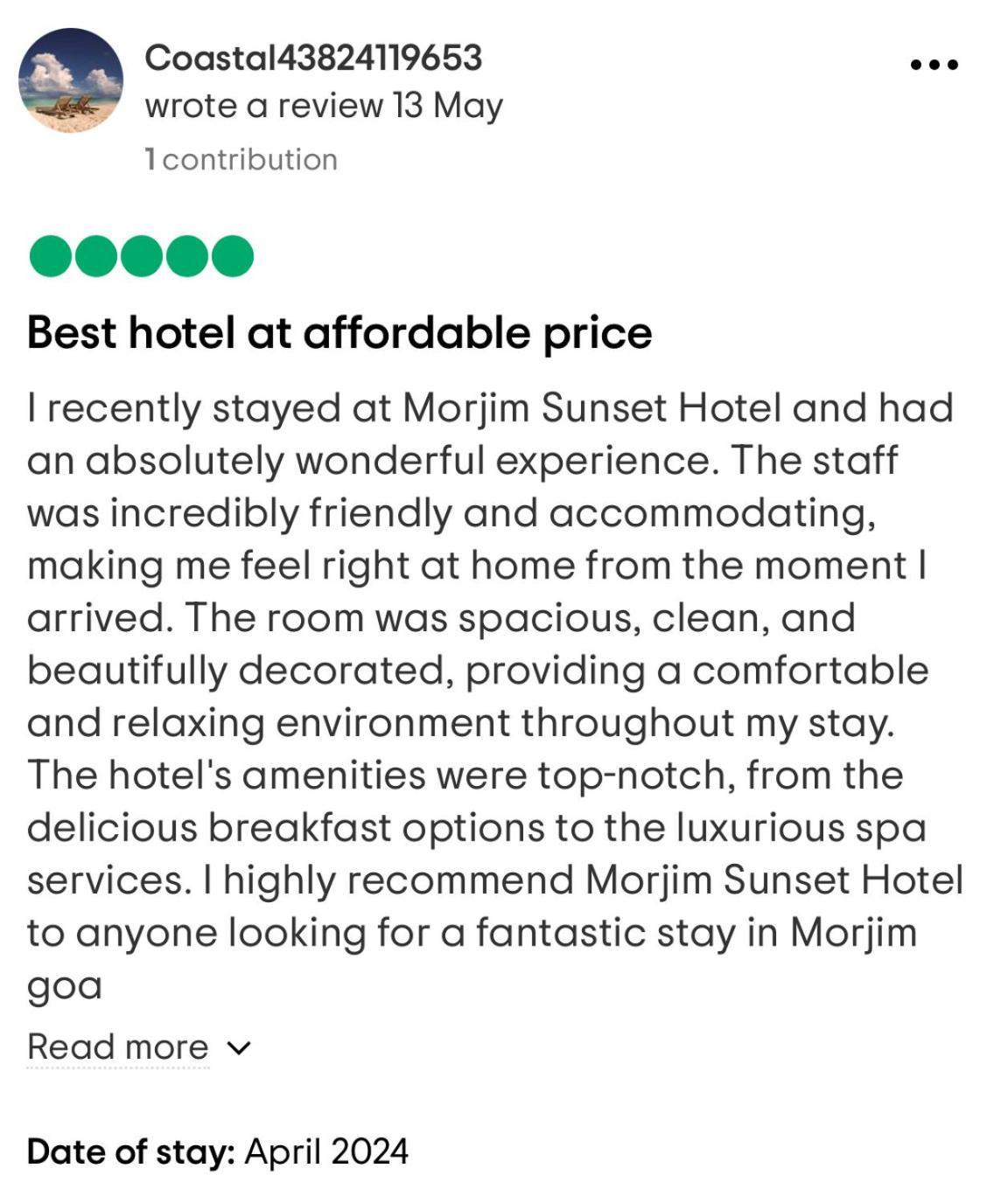 Morjim Sunset Hotel المظهر الخارجي الصورة